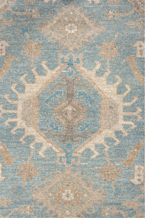 Vintage Afghan Runner Rug (2' x 9')